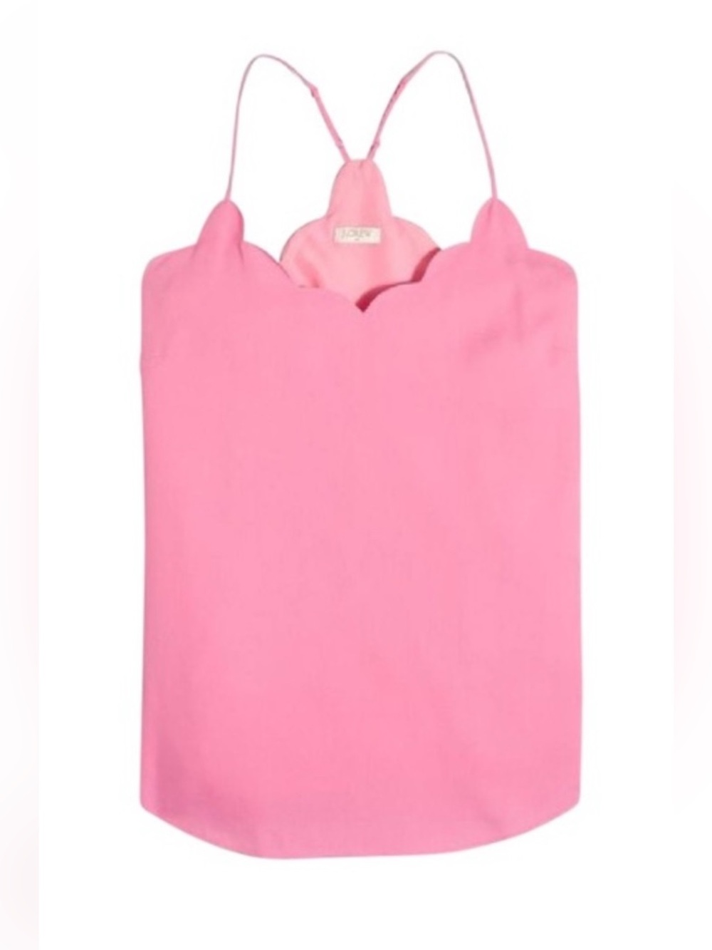 J.Crew women’s size 10 scalloped edge cami/camisole tank top